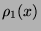 $ \rho _{1}(x) $