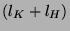 $ (l_{K}+l_{H}) $