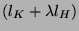 $ (l_{K}+\lambda l_{H}) $