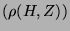 $ (\rho (H,Z)) $