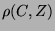 $ \rho (C,Z) $