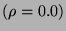 $ (\rho =0.0) $