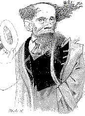 [Caricature of Charles Dickens]